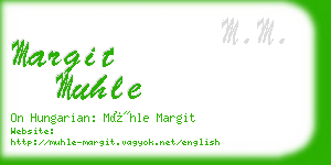 margit muhle business card